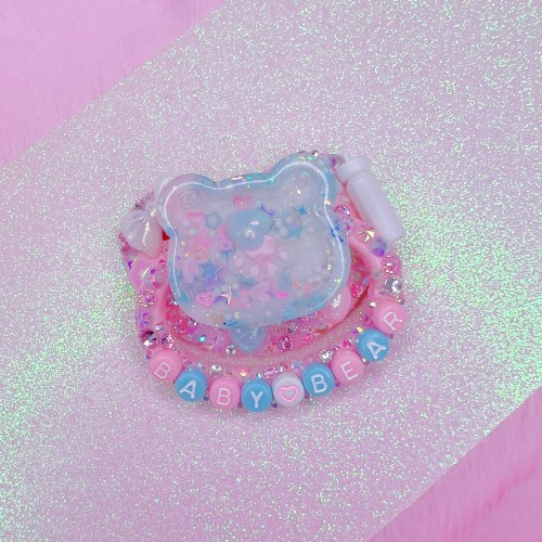 Adult Pacifier Baby Bear Blue
