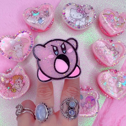 Kirby Pink Phone Grip "B"